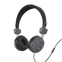 Fun On-Ear Wired Headphones - Black