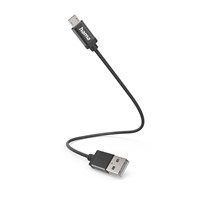 Micro-USB to USB-A 0.2m Black Cable