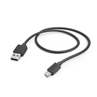 Micro-USB to USB-A 1m Black Cable