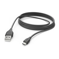 Micro-USB to USB-A 3m Black Cable