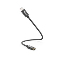 Lightning to USB-C 0.2m Black Cable