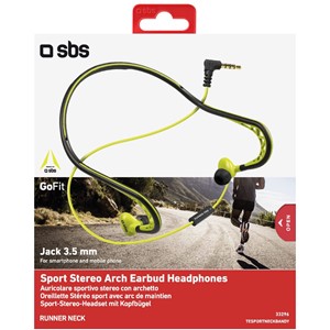 SBS Earphone with nape ark in Yellow