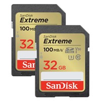 Extreme SDXC Twin Pack UHS-I V30 - 32GB