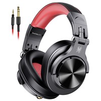A71 USB Headset with Mic - Black/Red