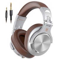 A71 USB Headset with Mic - Brown/Silver