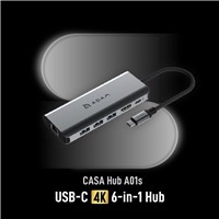 ADAM Casa A01s USB-C 4K 6-in-1 Hub