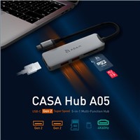 ADAM Casa Hub A05 USB-C 3.1 Gen 2 5-in-1