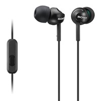 EX110 In Ear Headphones with Mic - Blk