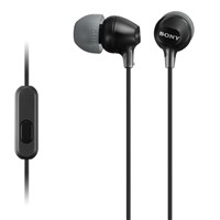 EX15 In Ear Headphones with Mic - Blk