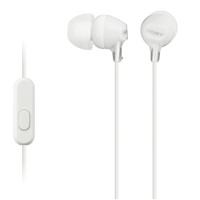 EX15 In Ear Headphones with Mic - White